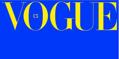 С обложкой цветах украинского флага. Майский номер Vogue Чехословакия посвятили Украине