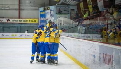 Сборная Украины U-18 по хоккею победила чешский Берани в товарищеском матче