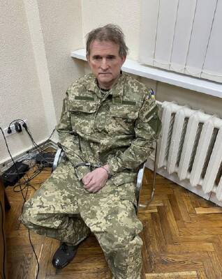 Задержание Медведчука: кум Путина напялил на себя украинскую военную форму