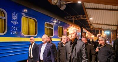 Президенты Польши, Литвы, Латвии и Эстонии прибыли в Украину