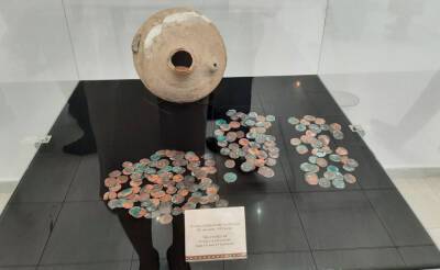 В Ташкенте выставили на обозрение часть монет из Санганакского клада