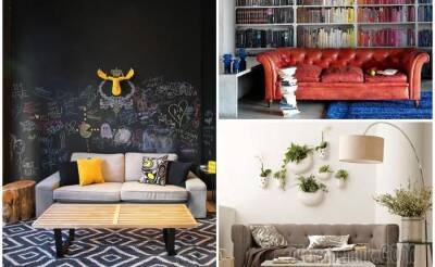 15 идей стильного оформления стены за диваном, которые добавят изюминку в интерьер гостиной