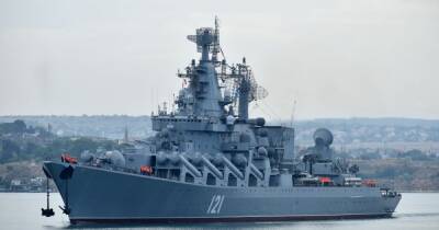 На ракетном крейсере "Москва" произошел пожар после детонации боезапаса, — Минобороны РФ