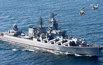 Флагман Черноморского флота РФ крейсер «Москва» передал сигнал SOS и затонул