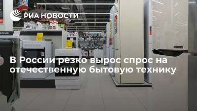 РБК: ретейлеры зафиксировали повышенный спрос на российскую и белорусскую бытовую технику