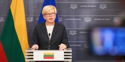 Премьер-министр Литвы поддержала возможное вступление Финляндии и Швеции в НАТО и ответила на угрозы России