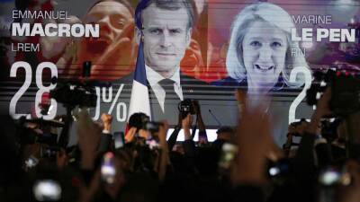 Ле Пен и Макрон спорят о внешней политике
