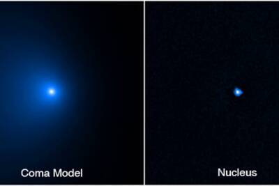 «Хаббл» подтвердил, что у ледяной кометы Бернардинелли-Бернштейна рекордно большое ядро — 500 триллионов тонн