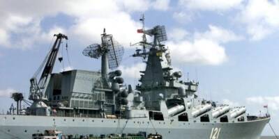 «Может идти своим ходом». В Пентагоне подтвердили, что крейсер Москва сильно поврежден и, вероятно, направляется в Севастополь