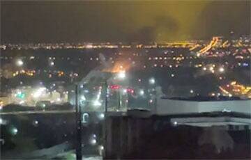 В российском Белгороде вспыхнул крупный пожар