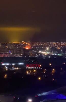 В соседнем с Украиной Белгороде произошел крупный пожар