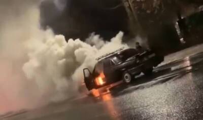 В Твери на Московском шоссе сгорела легковушка