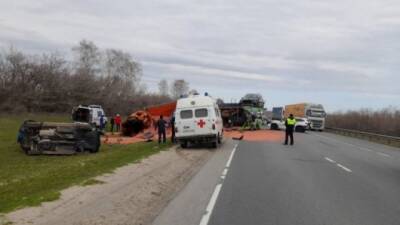 В Самарской области в ДТП с большегрузами погиб человек