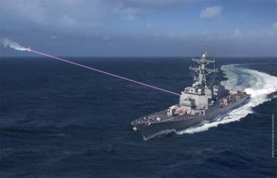 ВМС США впервые сбили БПЛА с помощью полностью электрической лазерной установки