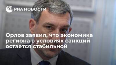 Глава Приамурья Орлов заявил, что экономика региона в условиях санкций остается стабильной