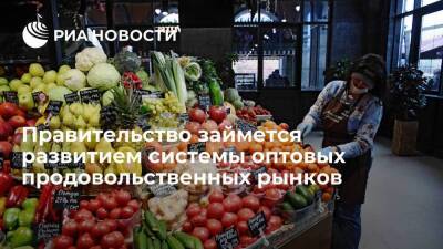 Мишустин: правительство планирует развивать систему оптовых продовольственных рынков