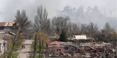 Бойцы Азова проводят контратаку в Мариуполе