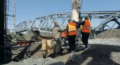 Соединит Киев и города-сателлиты: в УЗ заявили о начале восстановления железнодорожного моста