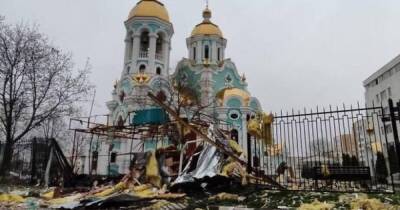Храм Преображения Господнего попал под обстрел российских оккупантов в Харькове (фото)