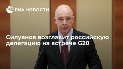 Глава Минфина Силуанов возглавит делегацию от России на встрече G20 в Вашингтоне