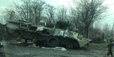 Россия за последние дни потеряла более 50 единиц бронетехники и автомобилей на Черниговщине — Генштаб