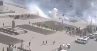 Взрывы и минометные очереди: в Энергодаре оккупанты обстреляли мирных жителей (видео)