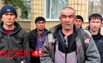 Дальнобойщики из Узбекистана, которых удерживали бойцы украинского батальона "Азов", направляются на Родину
