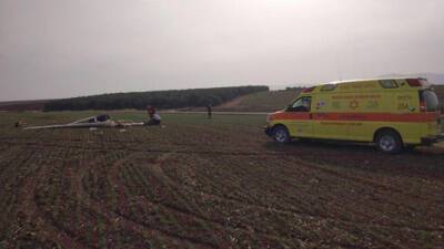 В долине Хефер разбился самолет, погиб 85-летний пилот