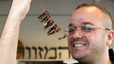 Новый кулинарный хит в Израиле: сушеные кузнечики