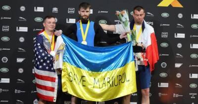 Украинский спортсмен вышел с надписью "Спасите Мариуполь" на Invictus Games (фото)