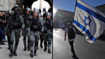 В Иерусалиме начался Марш с флагами, полиция повысила готовность