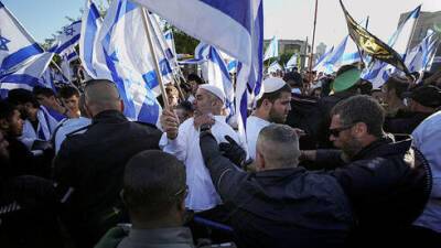 Полиция остановила Марш с флагами в Иерусалиме