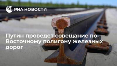 Путин предложил в ближайшее время провести совещание по Восточному полигону железных дорог