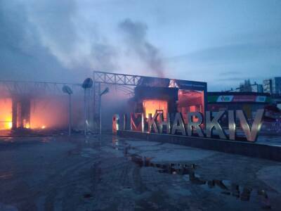 Ночные пожары в Харькове: горел рынок и 16-этажка (фото)