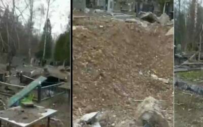В Киеве российские нацисты обстреляли Берковецкое кладбище