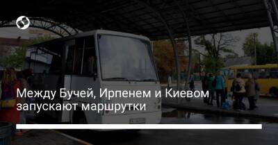 Между Бучей, Ирпенем и Киевом запускают маршрутки