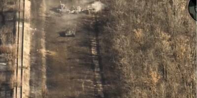 54-ая бригада показала видео уничтожения российской техники в Донецкой области