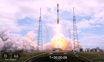 Группировка Starlink расширяется. Первая ступень Falcon 9 совершила рекордный 12-й полёт