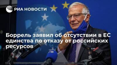 Боррель: ряд стран ЕС пригрозили наложить вето на запрет российских нефти и газа