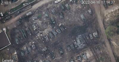 Украинские военные обнаружили кладбище российской техники под Белгородом (фото)
