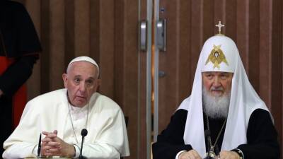 Ватикан отменил встречу папы Франциска с патриархом Кириллом