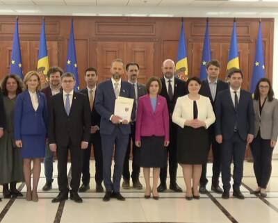 Молдова заполнила опросник для вступления в Евросоюз