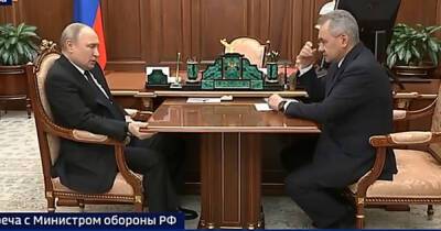 Встречи не было: в МВД считают, что Путина и Шойгу "намонтировали" друг на друга