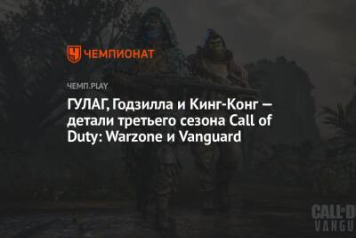 ГУЛАГ, Годзилла и Кинг-Конг — детали третьего сезона Call of Duty: Warzone и Vanguard