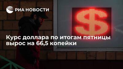 Курс доллара по итогам торгов на Мосбирже в пятницу составил 75,5 рубля, евро — 80,2 рубля