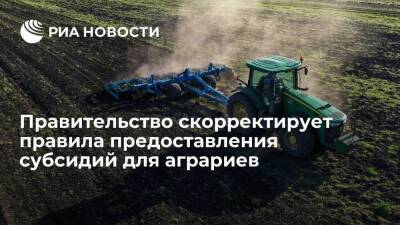 Премьер Мишустин: правительство корректирует правила предоставления субсидий для аграриев