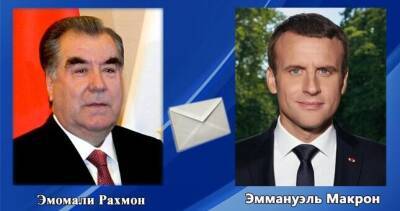 Эмомали Рахмон поздравил Эммануэля Макрона с переизбранием на пост Президента Франции