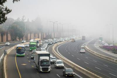 Загрязнение воздуха в Израиле уйдет во вторник