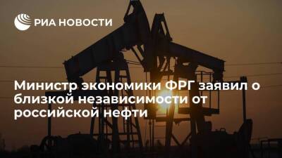Министр экономики Хабек: ФРГ очень близка к независимости от импорта российской нефти