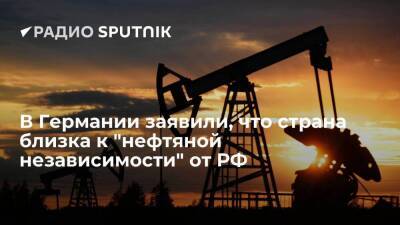Министр экономики Хабек сообщил, что ФРГ сократила импорт нефти из России с 35% до "примерно 12%"